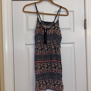 Fun colorful zip up forever 21 mini dress